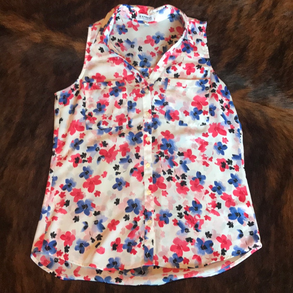 Sleeveless Portofino shirt by Express